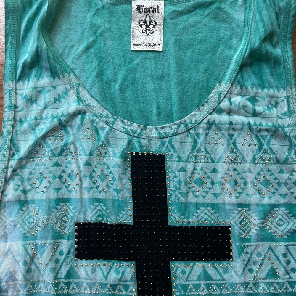 Cross Tank Top - Picture 2 of 4